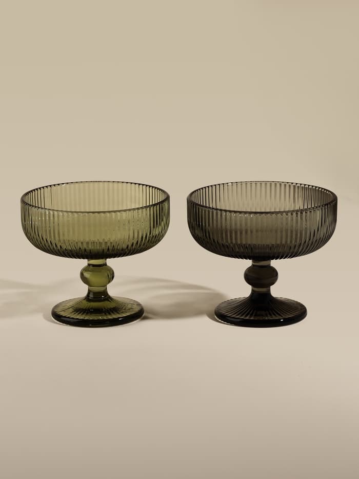 Креманка SL Home «Модерн», 300 мл, 12×10 см, стекло, оттенок МИКС