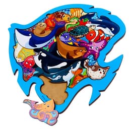 Рамка - вкладыш Лесная мастерская «Морские друзья», 20 деталей