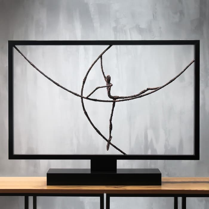 Металлическая фигурка большая «Окно в ...», 160×18×120 см