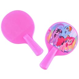 Ракетки 8×12 см, 2 мячика, My little pony