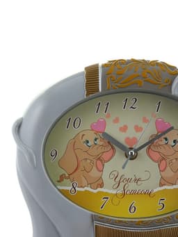 Часы настенные «Слон», детские, дискретный ход, маятник, 24.5×36×5.5 см