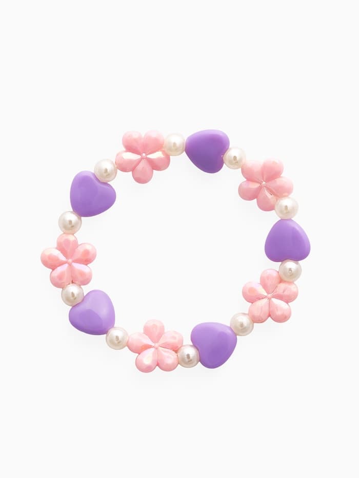 Набор детский «Выбражулька. Ромашки с бабочкой», 2 предмета: бусы, браслет, МИКС