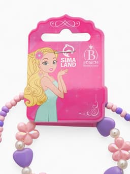 Набор детский «Выбражулька. Ромашки с бабочкой», 2 предмета: бусы, браслет, МИКС