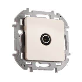Розетка ТВ Legrand INSPIRIA, скрытая, одноместная, оконечная, 1.5 дБ - 0-2400 МГц, слоновая кость