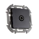 Розетка ТВ Legrand INSPIRIA, скрытая, одноместная, оконечная, 1.5 дБ - 0-2400 МГц, антрацит