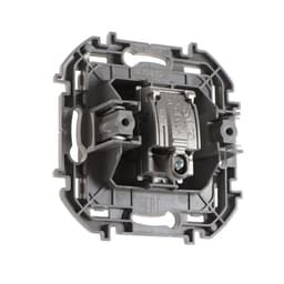 Розетка ТВ Legrand INSPIRIA, скрытая, одноместная, оконечная, 1.5 дБ - 0-2400 МГц, антрацит