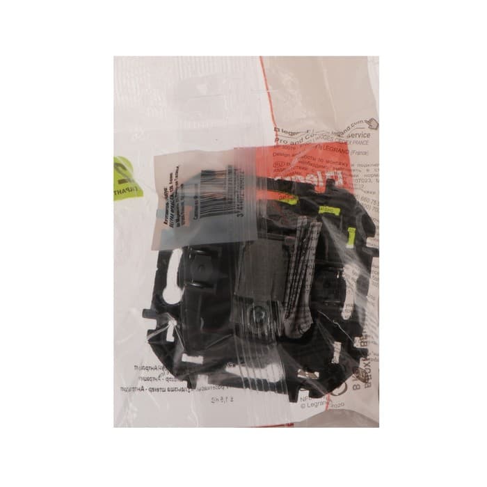 Розетка ТВ Legrand INSPIRIA, скрытая, одноместная, оконечная, 1.5 дБ - 0-2400 МГц, антрацит