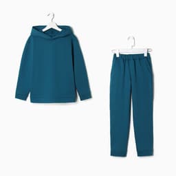 Костюм детский (толстовка, брюки) НАЧЁС, цвет петрол, рост 92 см