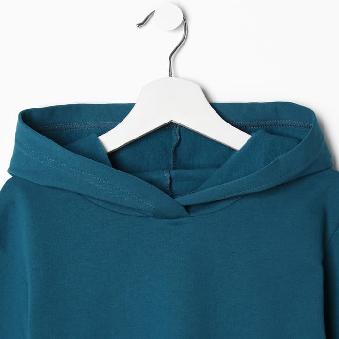 Костюм детский (толстовка, брюки) НАЧЁС, цвет петрол, рост 92 см