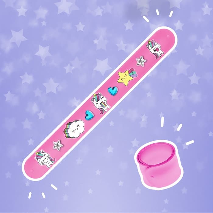 Украшения для девочек своими руками «Украшаем браслет с единорогами», набор бусин для творчества