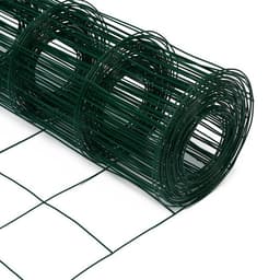 Сетка сварная с ПВХ покрытием, 10×1 м, ячейка 75×100 мм, d=1 мм, металл, Greengo