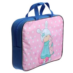 Папка для труда, А4, текстильная, 35×27×7 см «Девочка»