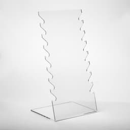 Подставка под колье, оргстекло 3 мм, 15×10×28 см, прозрачный