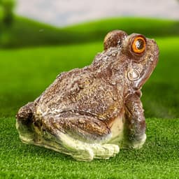 Садовая фигура из полистоуна «Лягушка глазастая древесная», 23×25×20 см