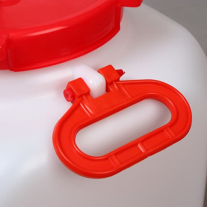 Фляга-бочка пищевая, 30 л, горловина 19.5 см, белая