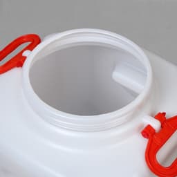 Фляга-бочка пищевая, 30 л, горловина 19.5 см, белая