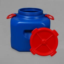 Фляга - бочка пищевая, 30 л, горловина 19.5 см, пластиковая, синяя