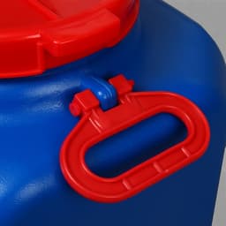 Фляга - бочка пищевая, 30 л, горловина 19.5 см, пластиковая, синяя