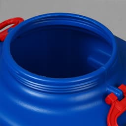 Фляга - бочка пищевая, 30 л, горловина 19.5 см, пластиковая, синяя