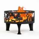 Костровая чаша «Лес», d=70 см, h=45 см, толщина стали 3 мм