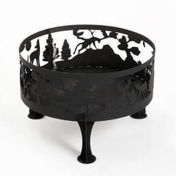 Костровая чаша «Лес», d=70 см, h=45 см, толщина стали 3 мм