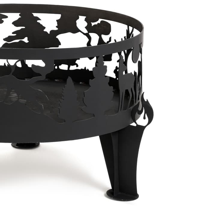 Костровая чаша «Лес», d=70 см, h=45 см, толщина стали 3 мм