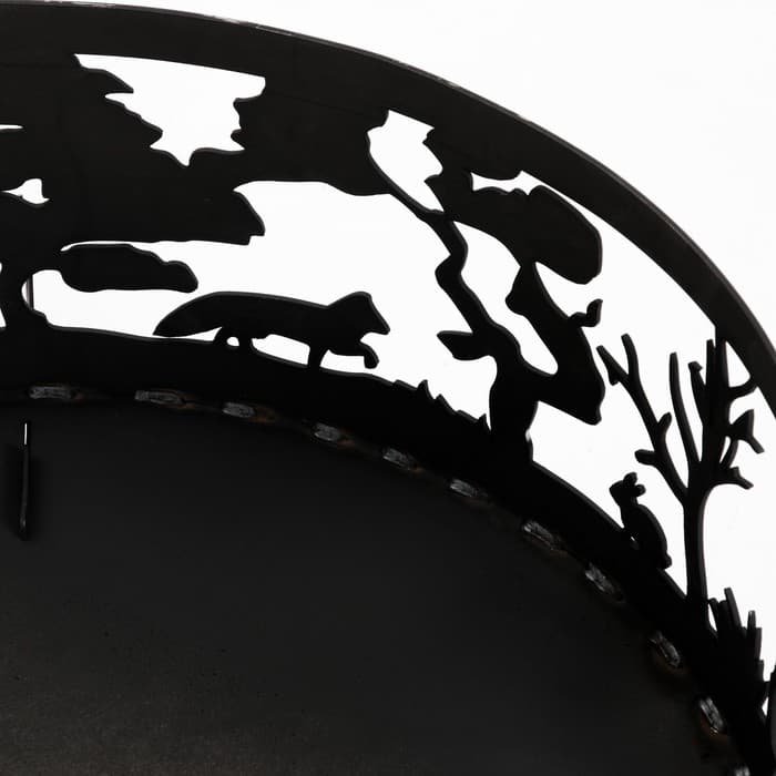 Костровая чаша «Лес», d=70 см, h=45 см, толщина стали 3 мм