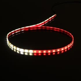 Подсветка двери, 12 В, 120 см, красно-белая, самоклеящаяся, набор 2 шт.