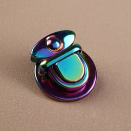 Застёжка для сумки, 3×3 см, разноцветная