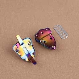 Застёжка для сумки, 3×4.2 см, разноцветная