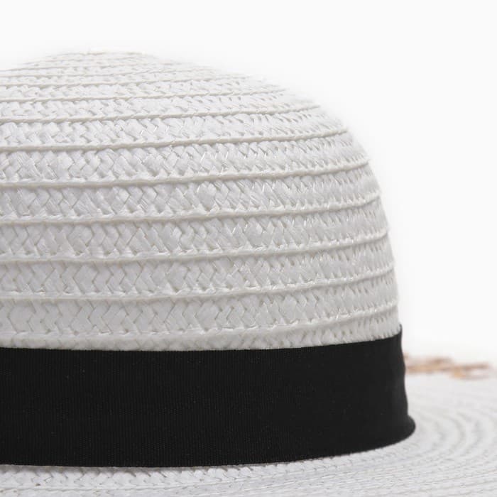 Шляпа женская MINAKU, молочная, размер 56-58