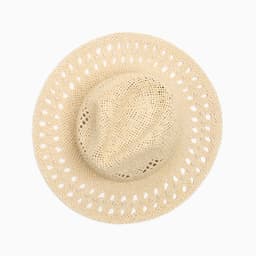 Шляпа женская с декором MINAKU, молочная, размер 56-58