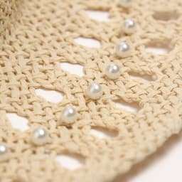 Шляпа женская с декором MINAKU, молочная, размер 56-58