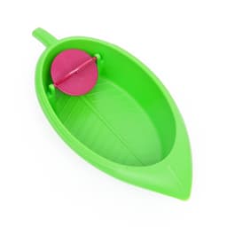 Ванночка-купалка для птиц «Листочек», 18.3×9×3.8 см, пластик, цвет МИКС