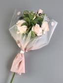 Пакет цветочный Конус, розовый, 36×20×45 см±1 см