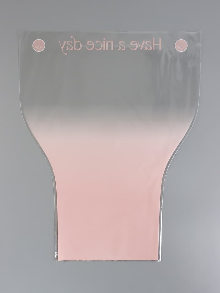 Пакет цветочный Конус, розовый, 36×20×45 см±1 см