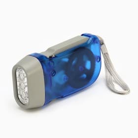 Фонарь ручной аккумуляторный, 1 Вт, LED, 300 мА·ч, с динамо-зарядкой