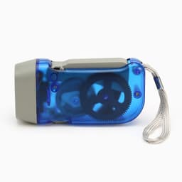 Фонарь ручной аккумуляторный, 1 Вт, LED, 300 мА·ч, с динамо-зарядкой