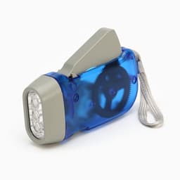 Фонарь ручной аккумуляторный, 1 Вт, LED, 300 мА·ч, с динамо-зарядкой