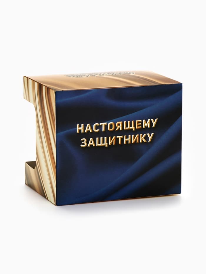 Подарочный набор «23 февраля», чай чёрный со вкусом лимона 50 г, кружка 300 мл.