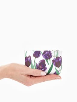 Кошелёк-монетница на молнии 12×2×9 см, с цветочным принтом, МИКС