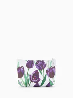 Кошелёк-монетница на молнии 12×2×9 см, с цветочным принтом, МИКС