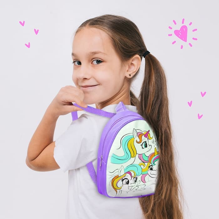 Рюкзак раскраска «Единороги»