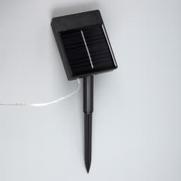 Гирлянда «Занавес» 2×1.5 м, IP44, прозрачная нить, 280 LED, свечение белое, 8 режимов, солнечная батарея