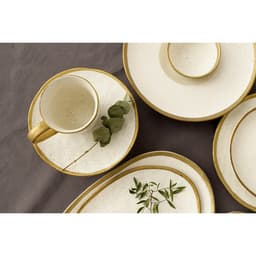 Блюдце фарфоровое Magistro Poursephona, d=16 см, белое