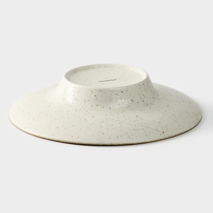 Тарелка для пасты Magistro Poursephona, 140 мл, d=21 см, фарфор, белая