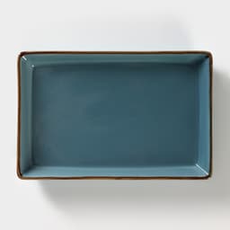 Маслёнка Magistro «Церера», 18×12 см, фарфор, голубая