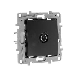 Розетка ТВ Legrand Etika, скрытая, одноместная, антрацит