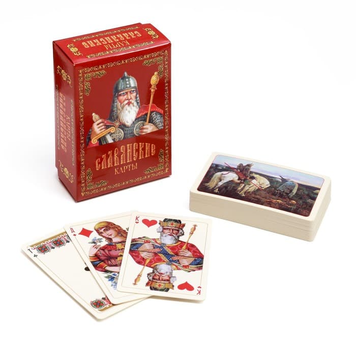 Карты игральные подарочные «Славянские», 36 шт., карта 8.5×6.5 см, картон 270 г