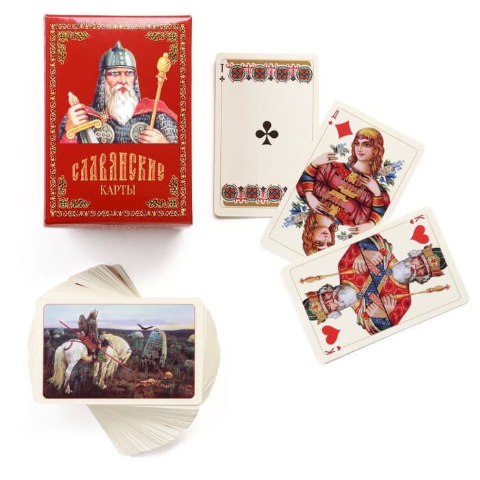 Карты игральные подарочные «Славянские», 36 шт., карта 8.5×6.5 см, картон 270 г